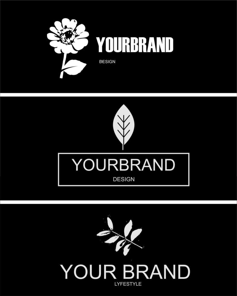 diseño de logotipo minimalista para su negocio vector