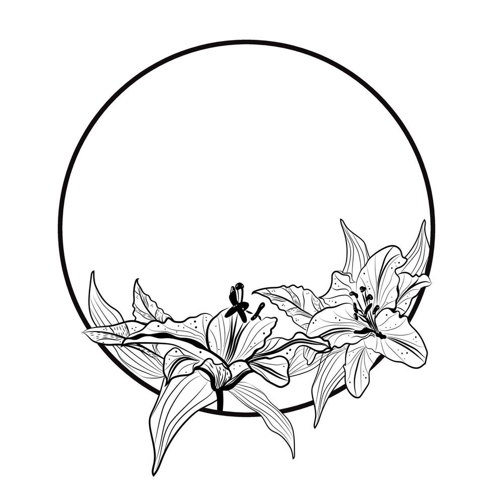 LINE ART LEAF AESTHETIC FLORAL vector