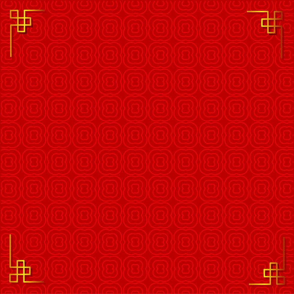 Chinese New Year Red Background. vector