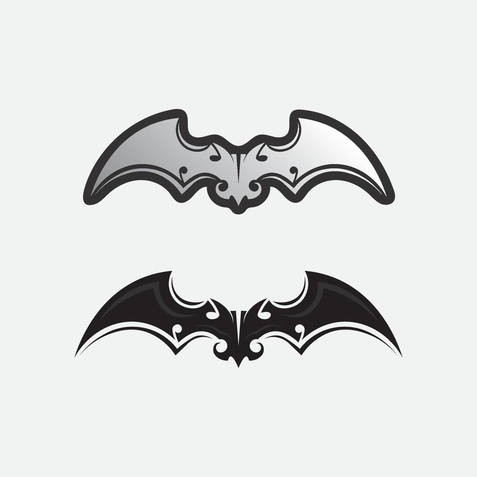 Bat logo animal and vector, set wings, black, halloween, vampire, gothic, illustration, design bat icon vector