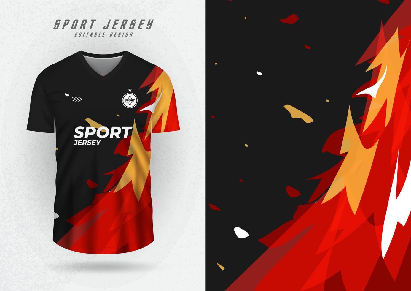 mockup background for sports jersey  left side black background vector