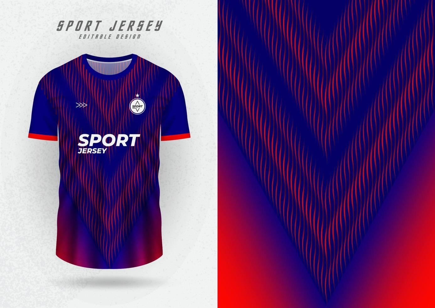 fondo de maqueta para el patrón azul de jersey deportivo vector