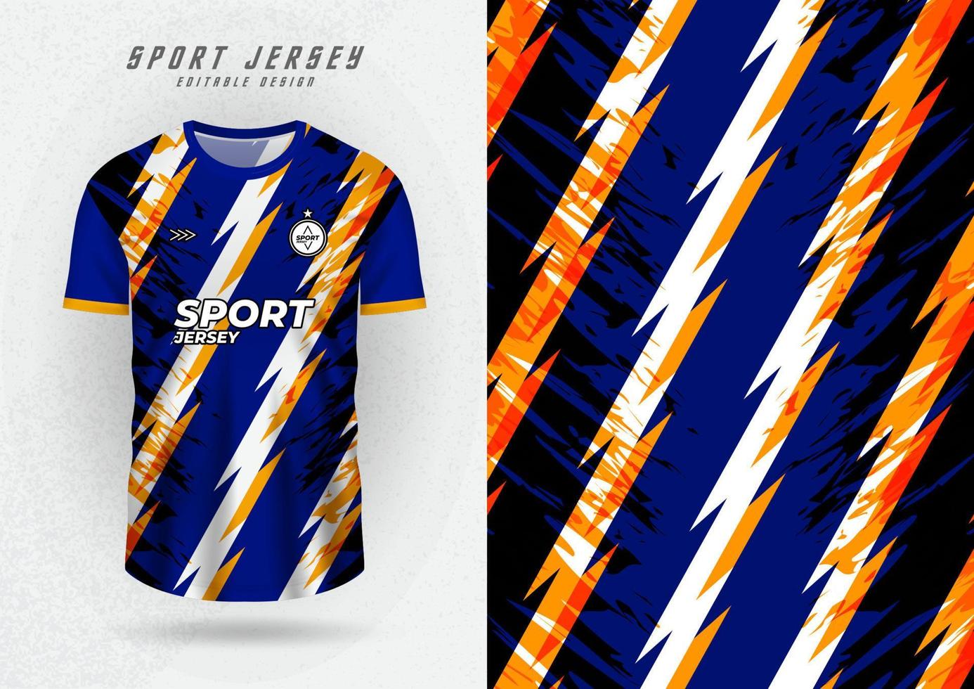 mockup background for sports jersey with lightning stripes vector