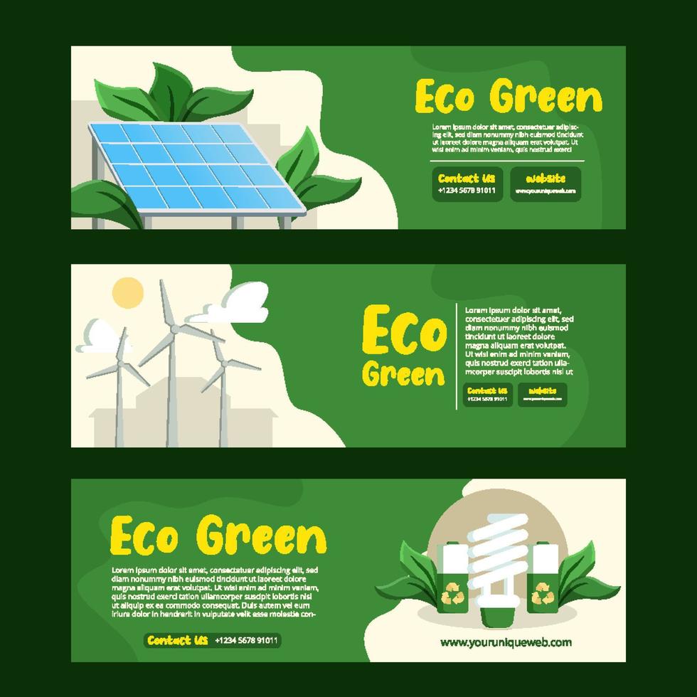 Eco Green Technology vector