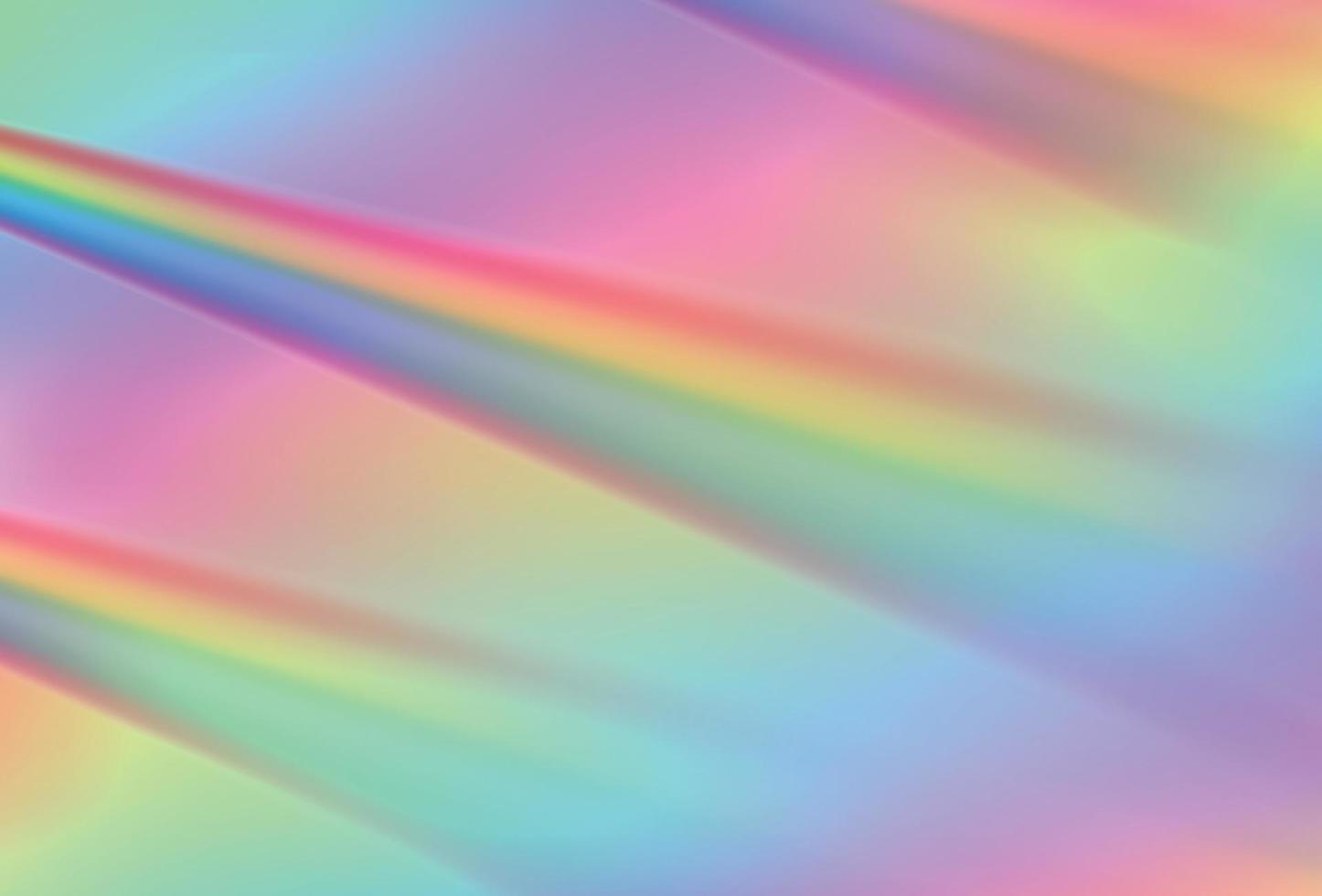 efecto realista de la lente de la llamarada del prisma del arco iris. ilustración vectorial de textura de refracción de luz vector