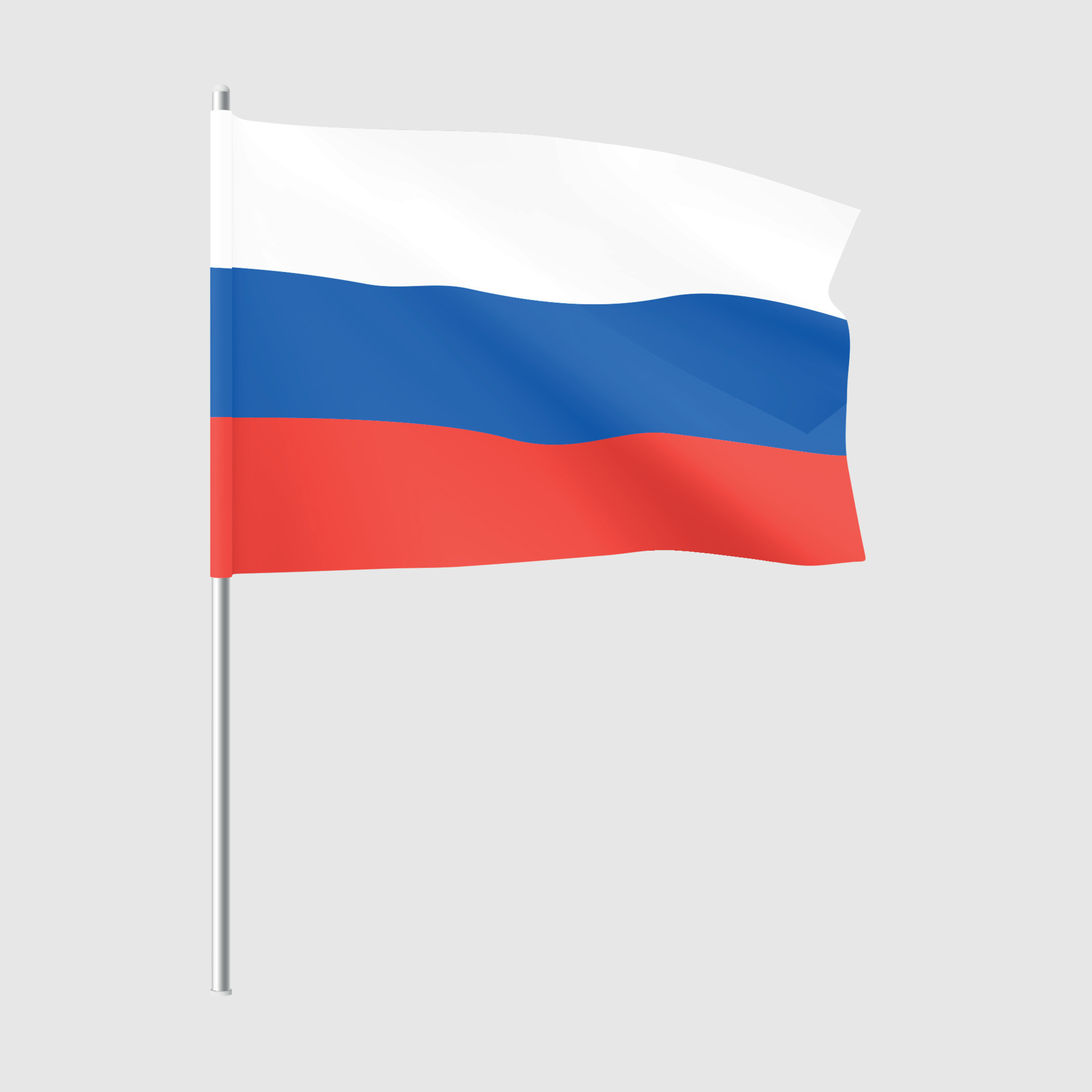 Premium Vector  Russia flag and map design map flag vector file