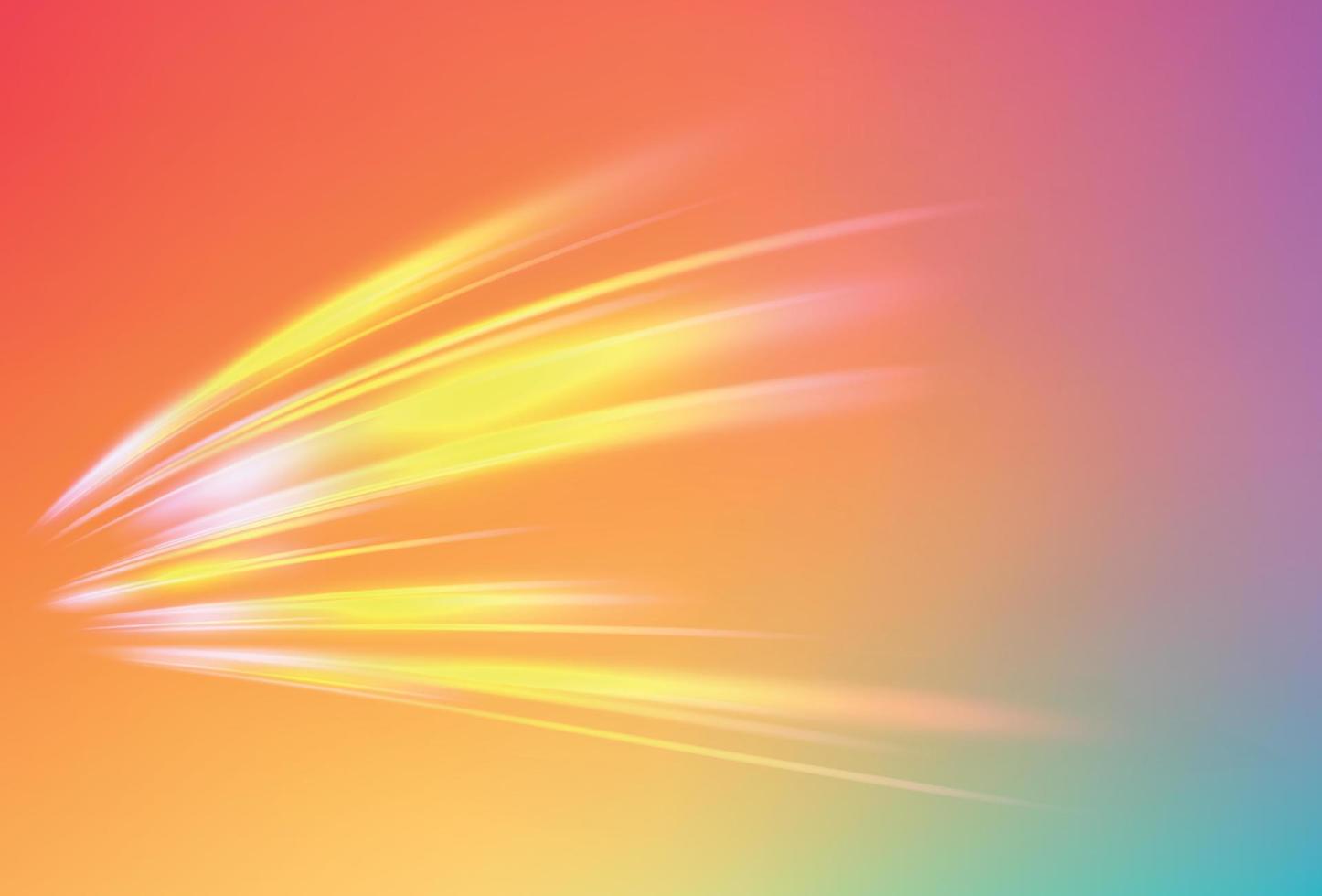 efecto realista de la lente de la llamarada del prisma del arco iris. ilustración vectorial de textura de refracción de luz vector