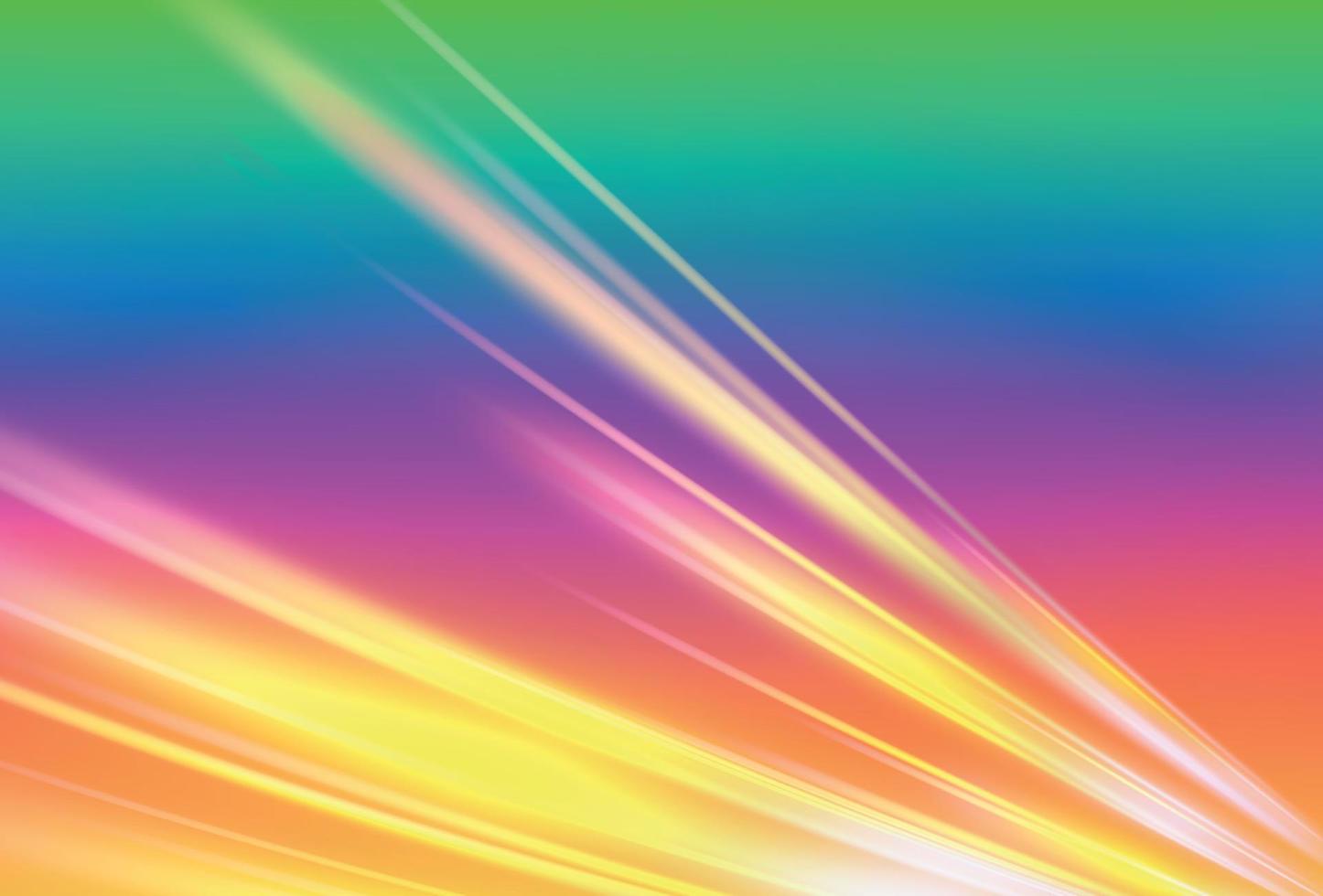 Prism backdrop. Rainbow lights background. vector