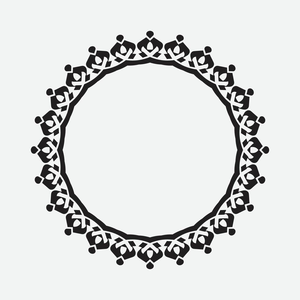 Free Vector vintage frame on a white background