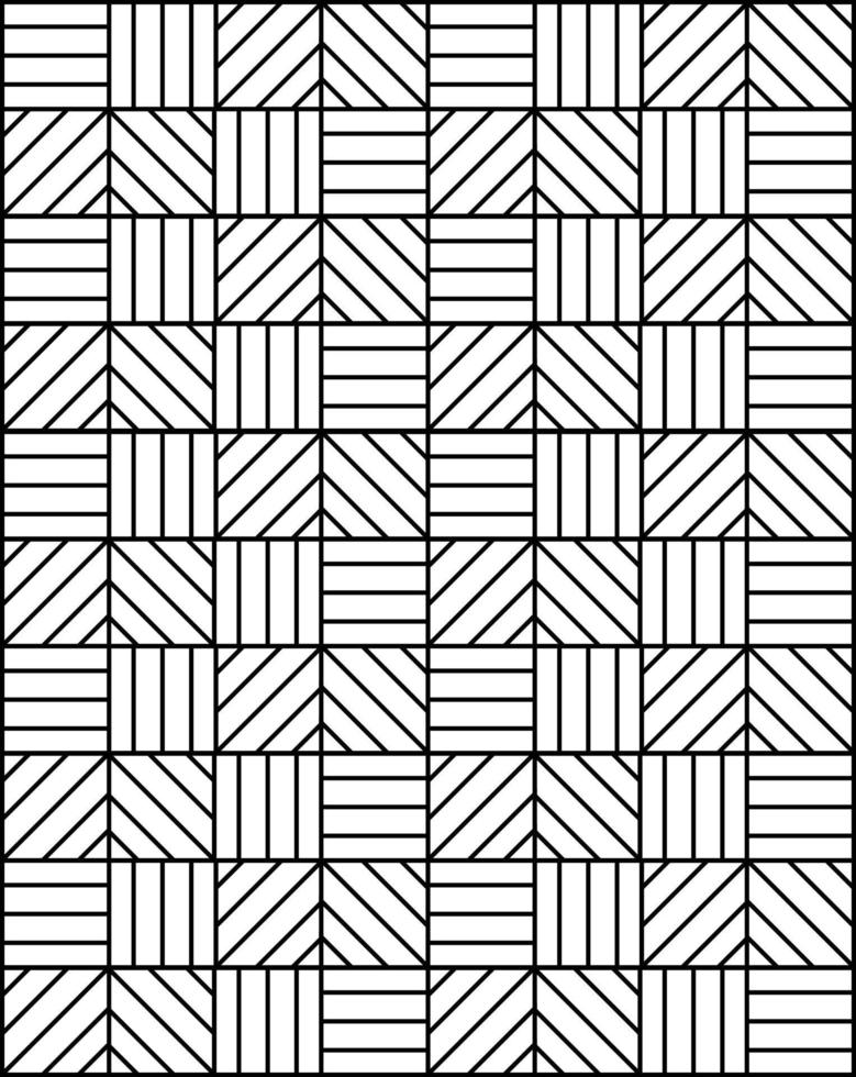 Geometric Tile Pattern vector