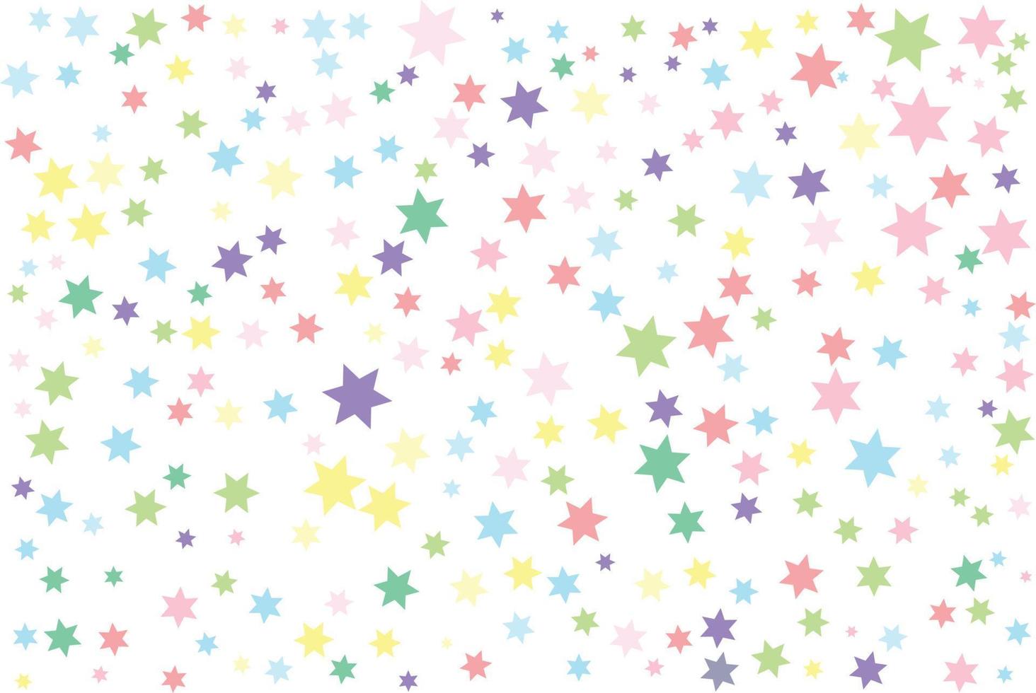 Colorful and multicolor ramdon star vector. colorful background of stars , confetti. parties, festivities, textiles. vector