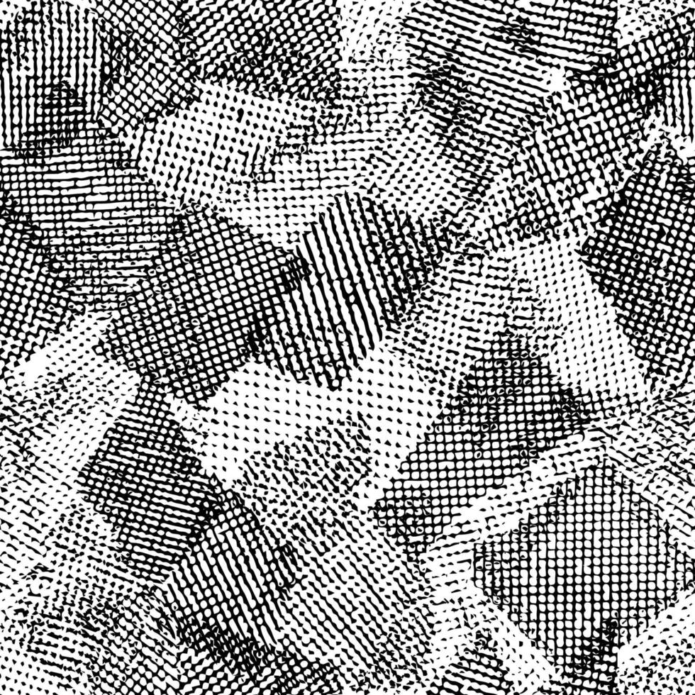 Seamless pattern with tulle overlapping patches. Mesh texture. vector