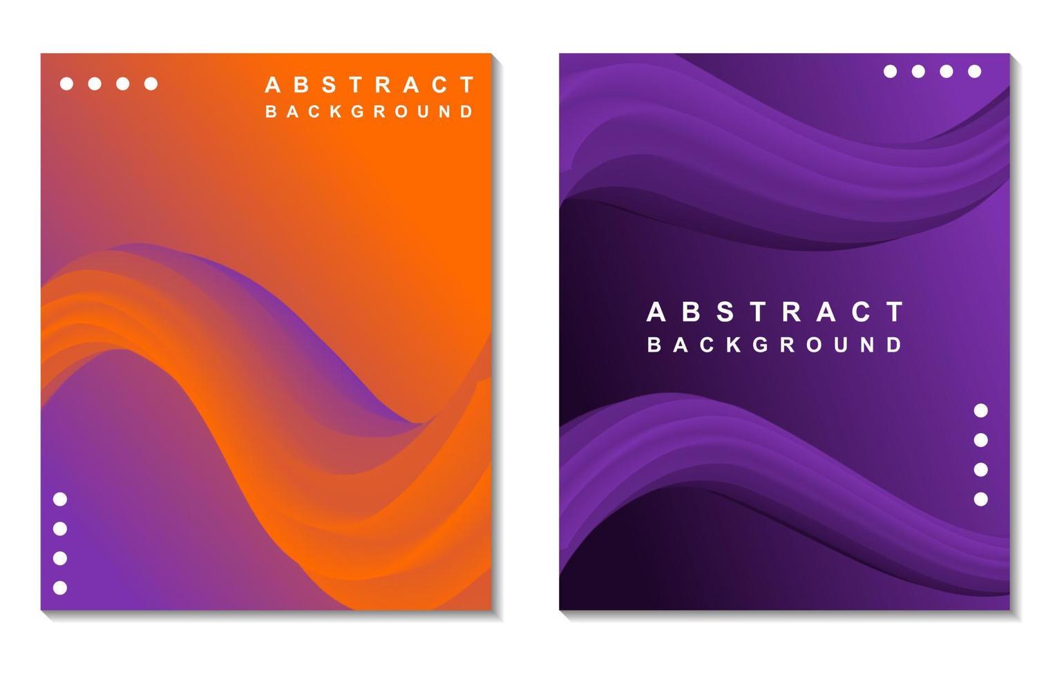 modern flow abstract book cover background vector