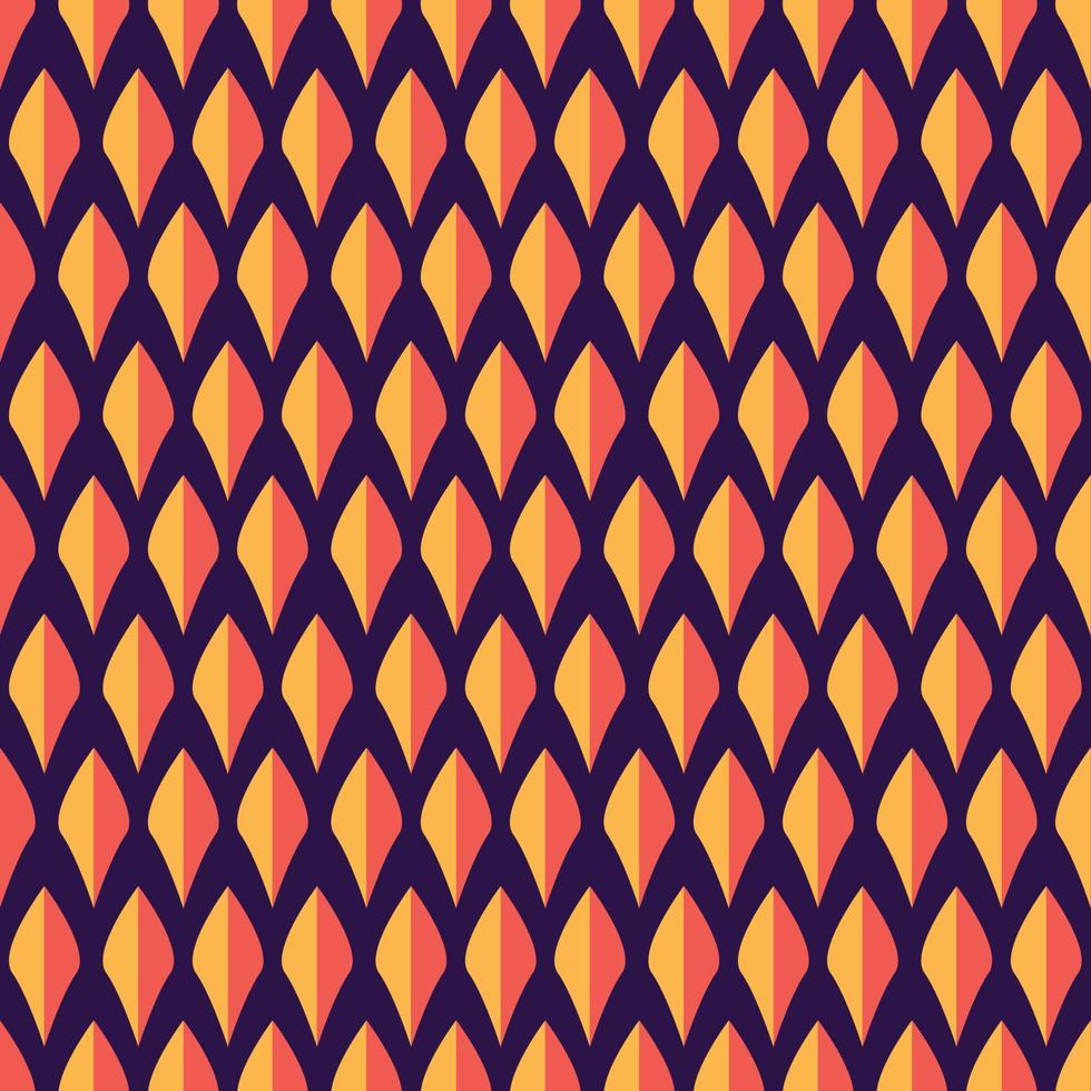 Seemless dragon scales pattern vector image