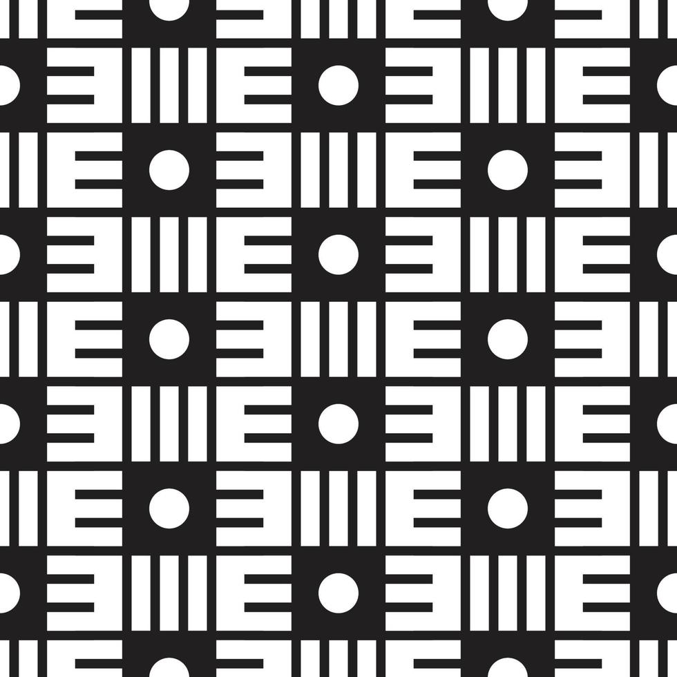 abstract geometric american etnic indigenous seamless pattern vector