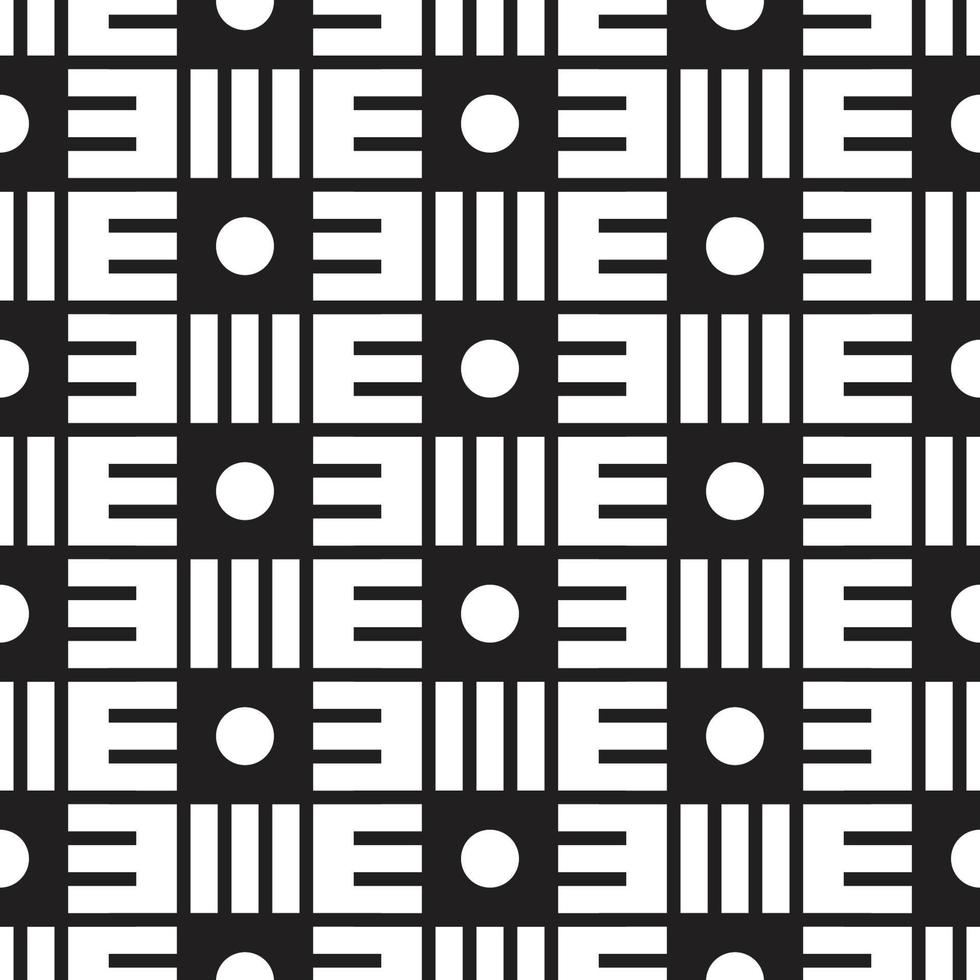 abstract geometric american etnic indigenous seamless pattern vector