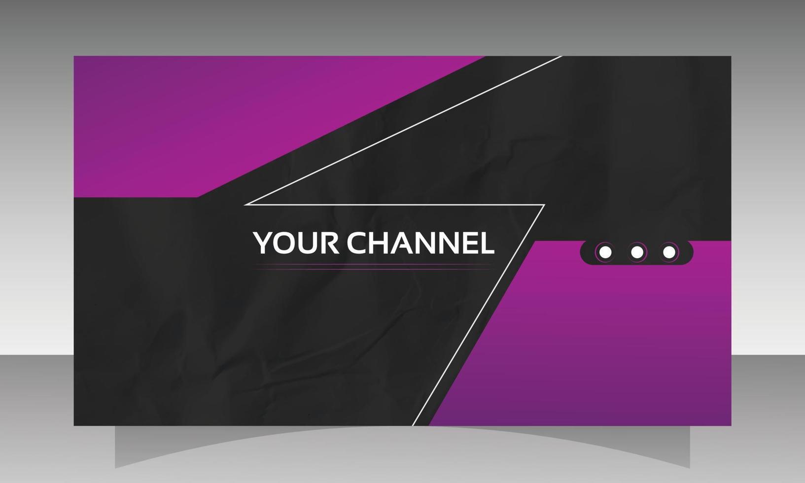 Social media banner design vector