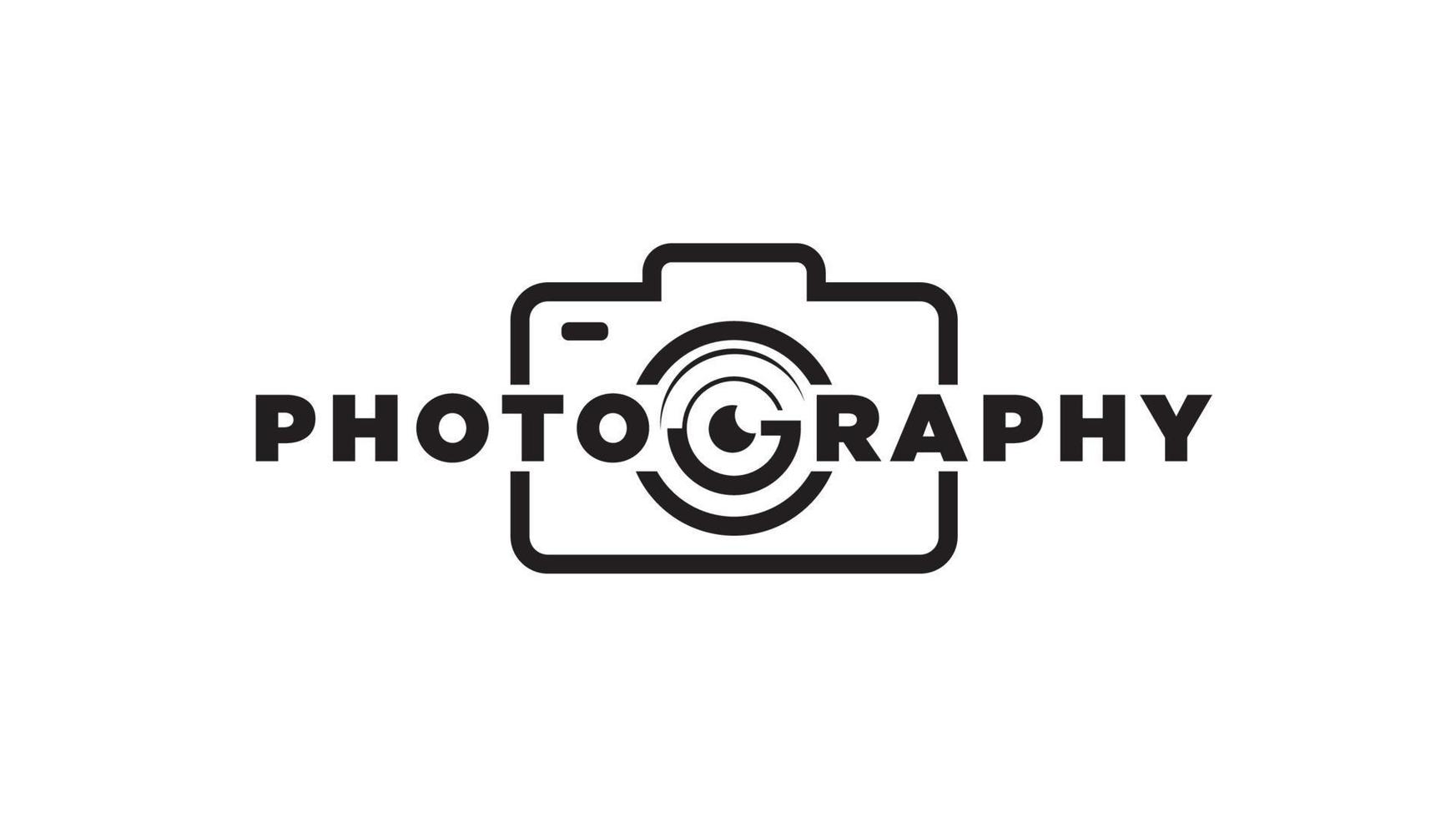 photography design logo company name vector