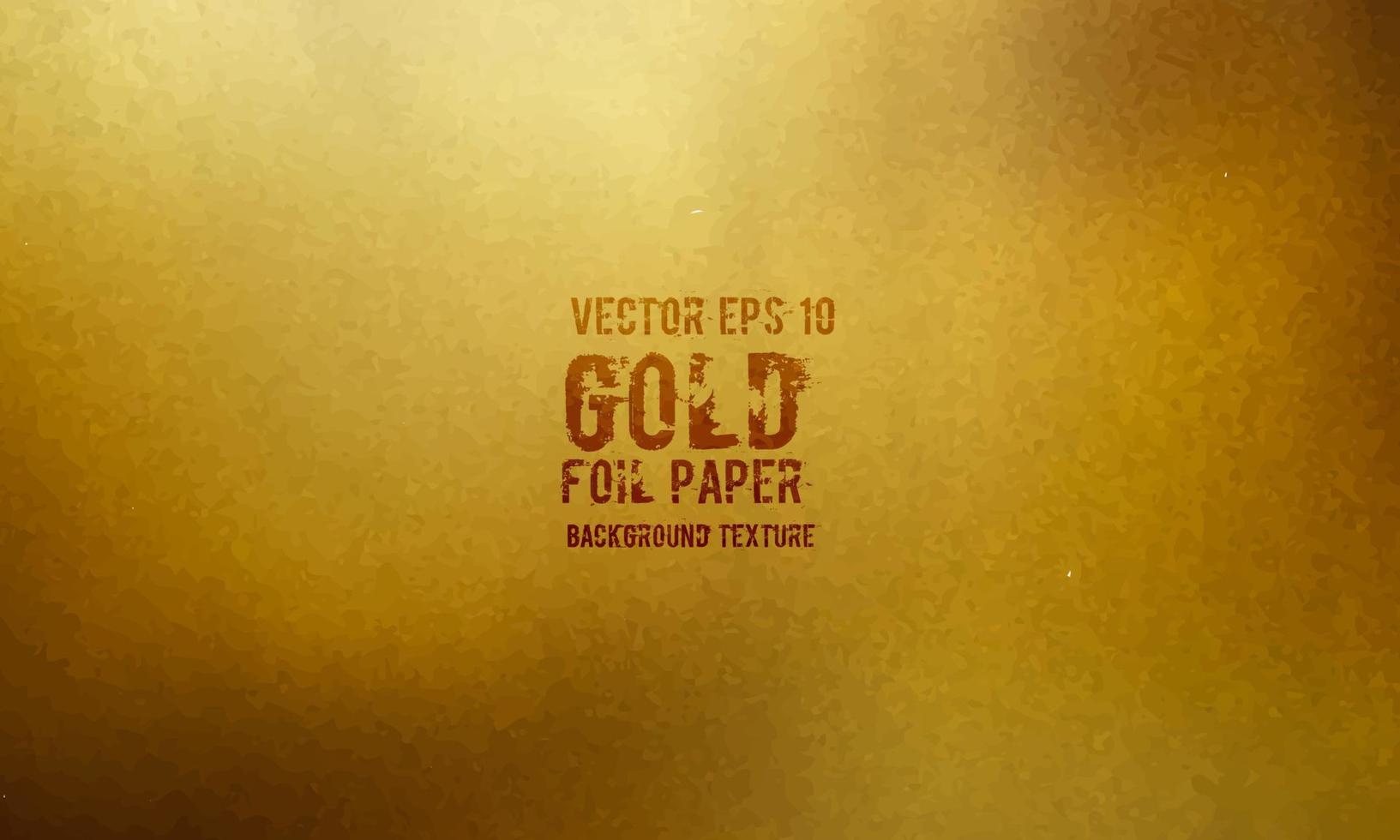 Gold foil paper texture background. Vector EPS 10