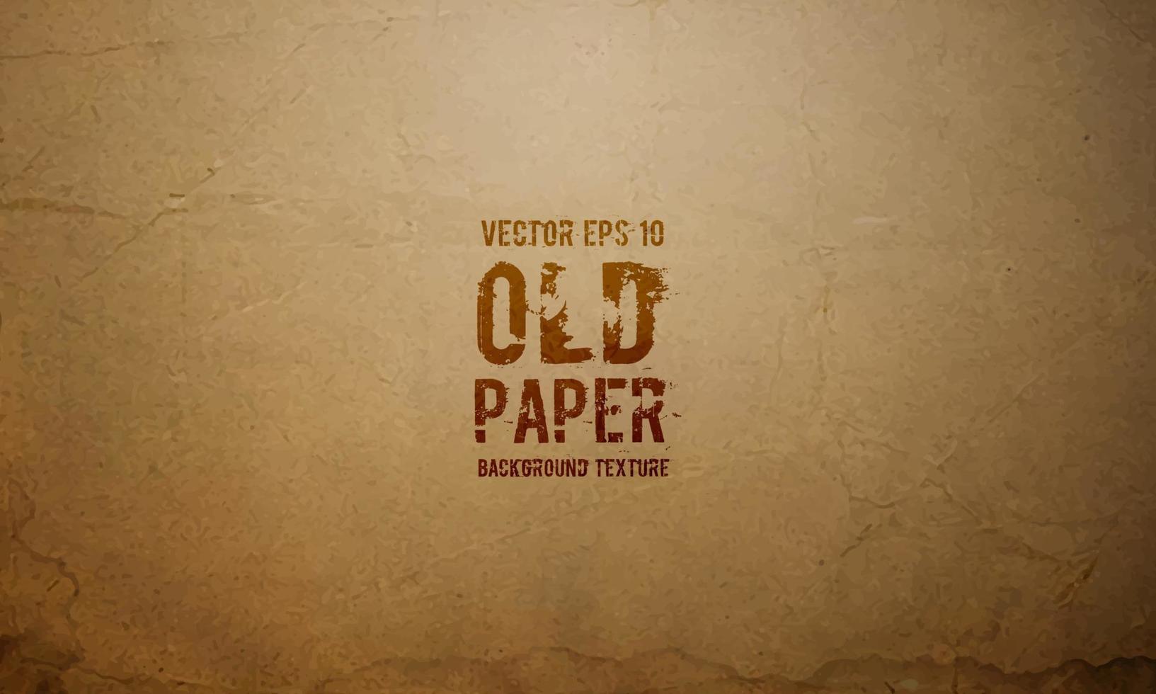 Old paper background texture template. Vector EPS 10