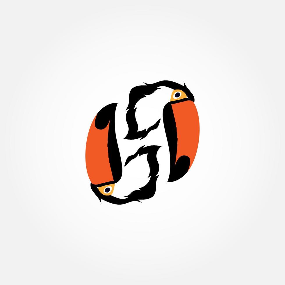 Logo Illustration of Toucan Bird vector