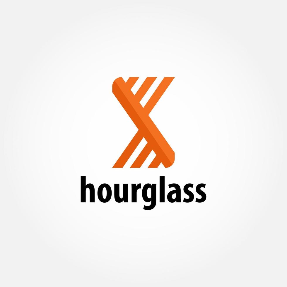 Hourglass Logo Design vector