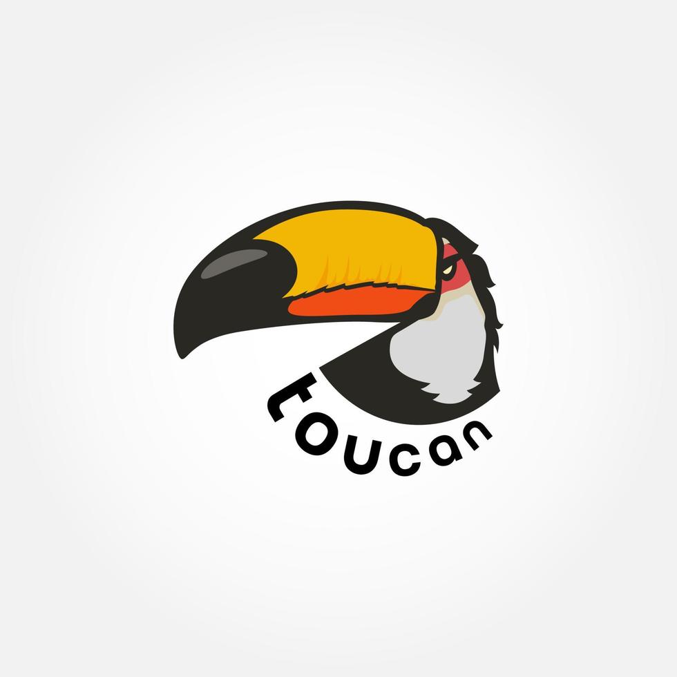 Logo Illustration of Toucan Bird vector