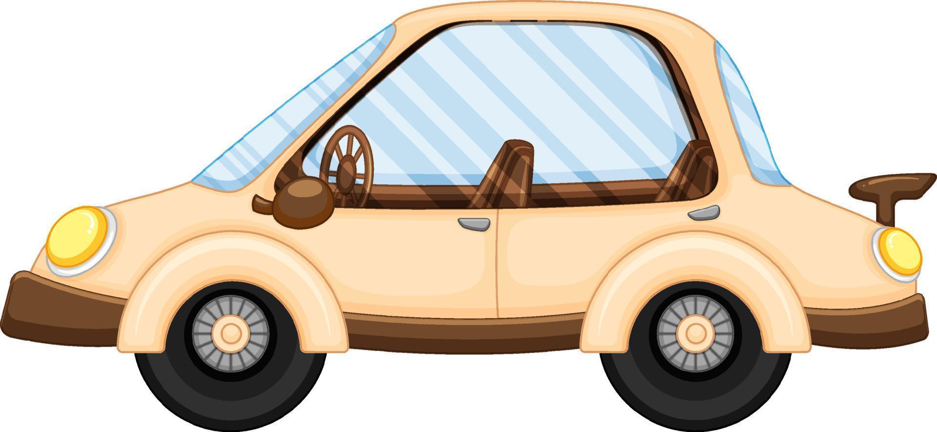 A car in cartoon style vector