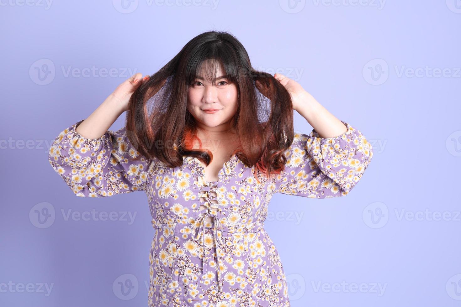 Chubby Asian Woman photo