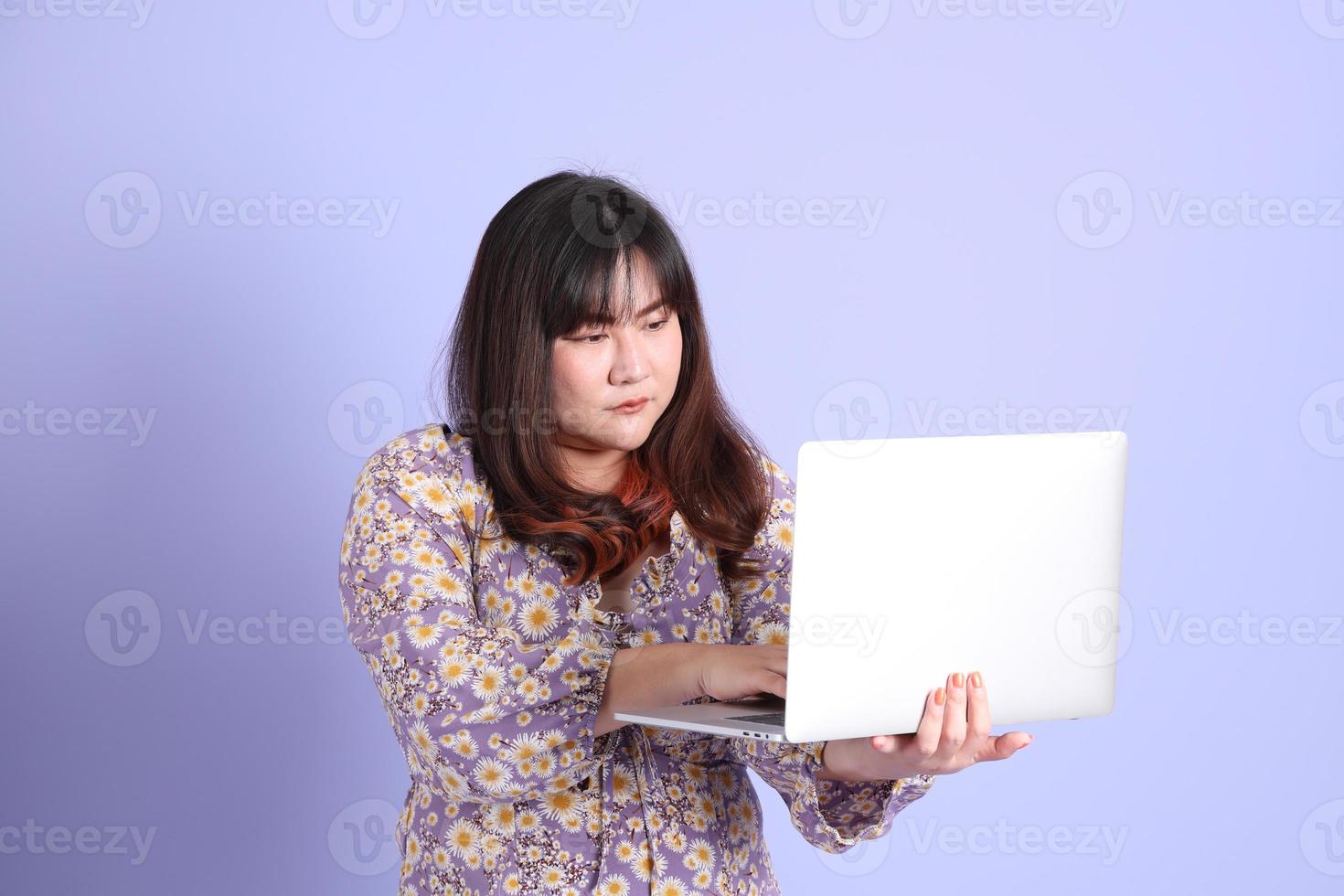 Chubby Asian Woman photo