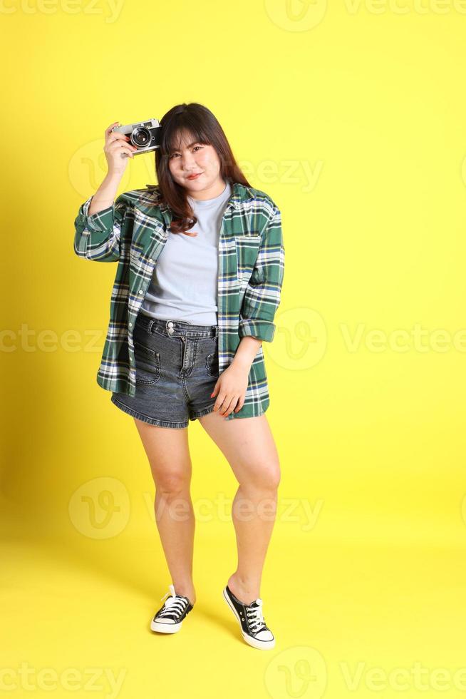 Chubby Asian Woman photo