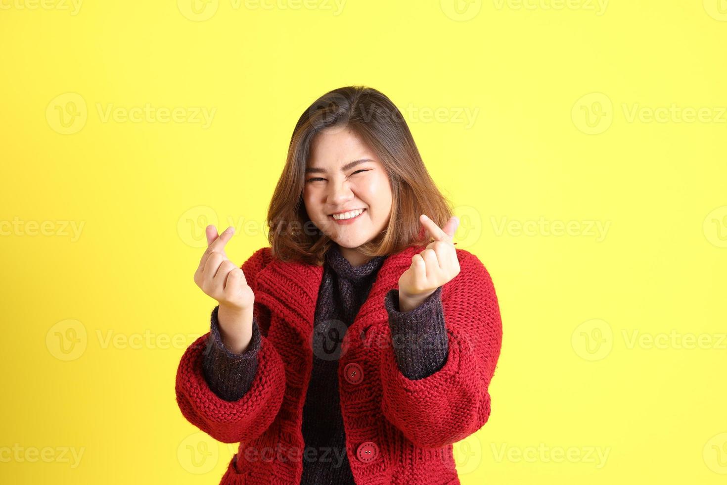 mujer asiática gordita foto