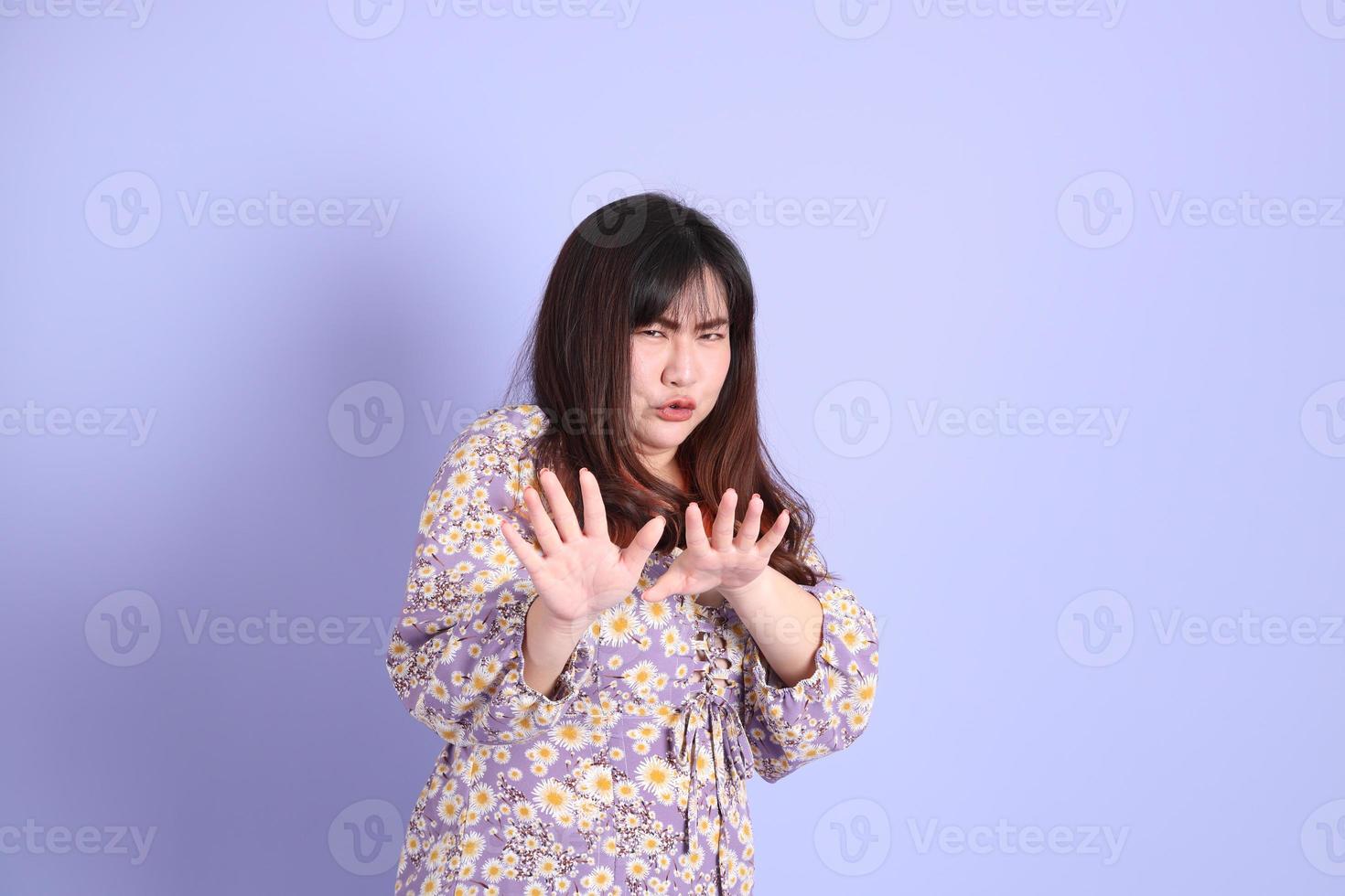 Chubby Asian Woman photo