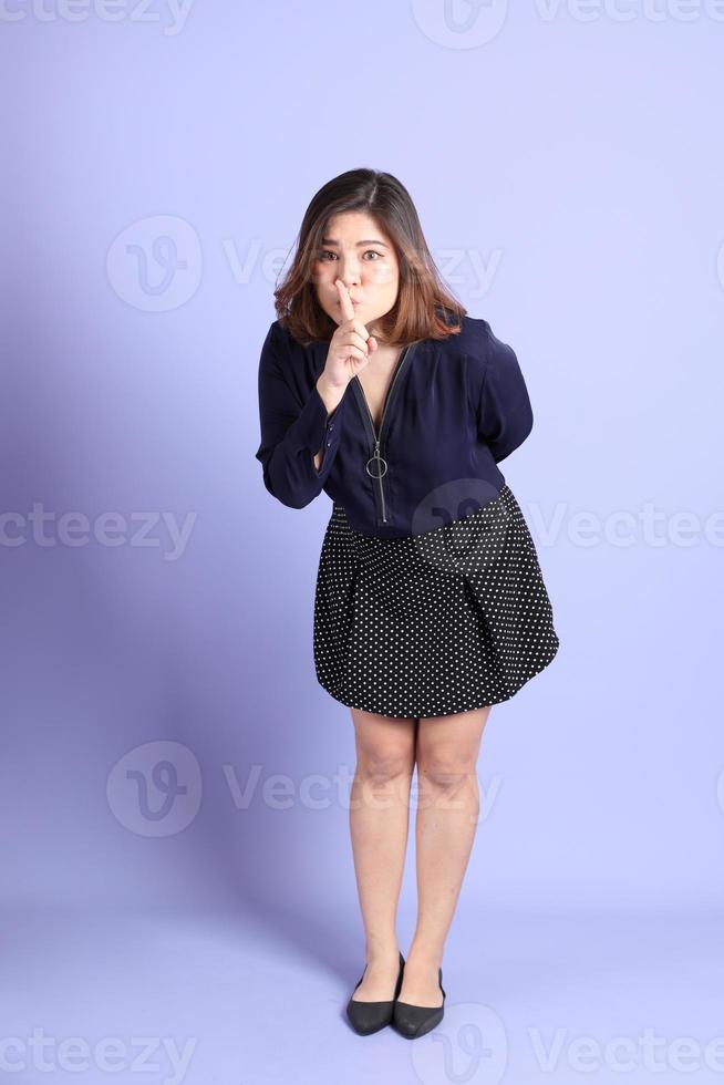 Chubby Asian Woman photo