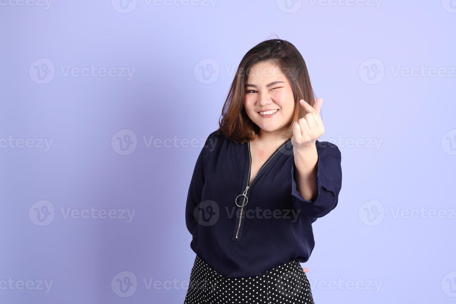 Chubby Asian Woman photo