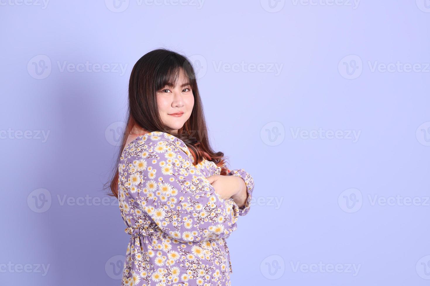 Chubby Asian Woman photo