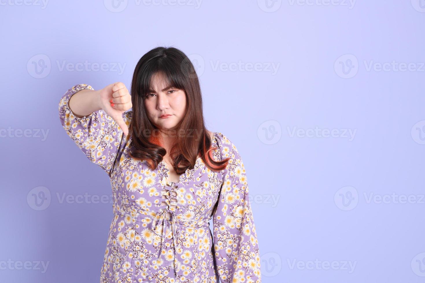 Chubby Asian Woman photo