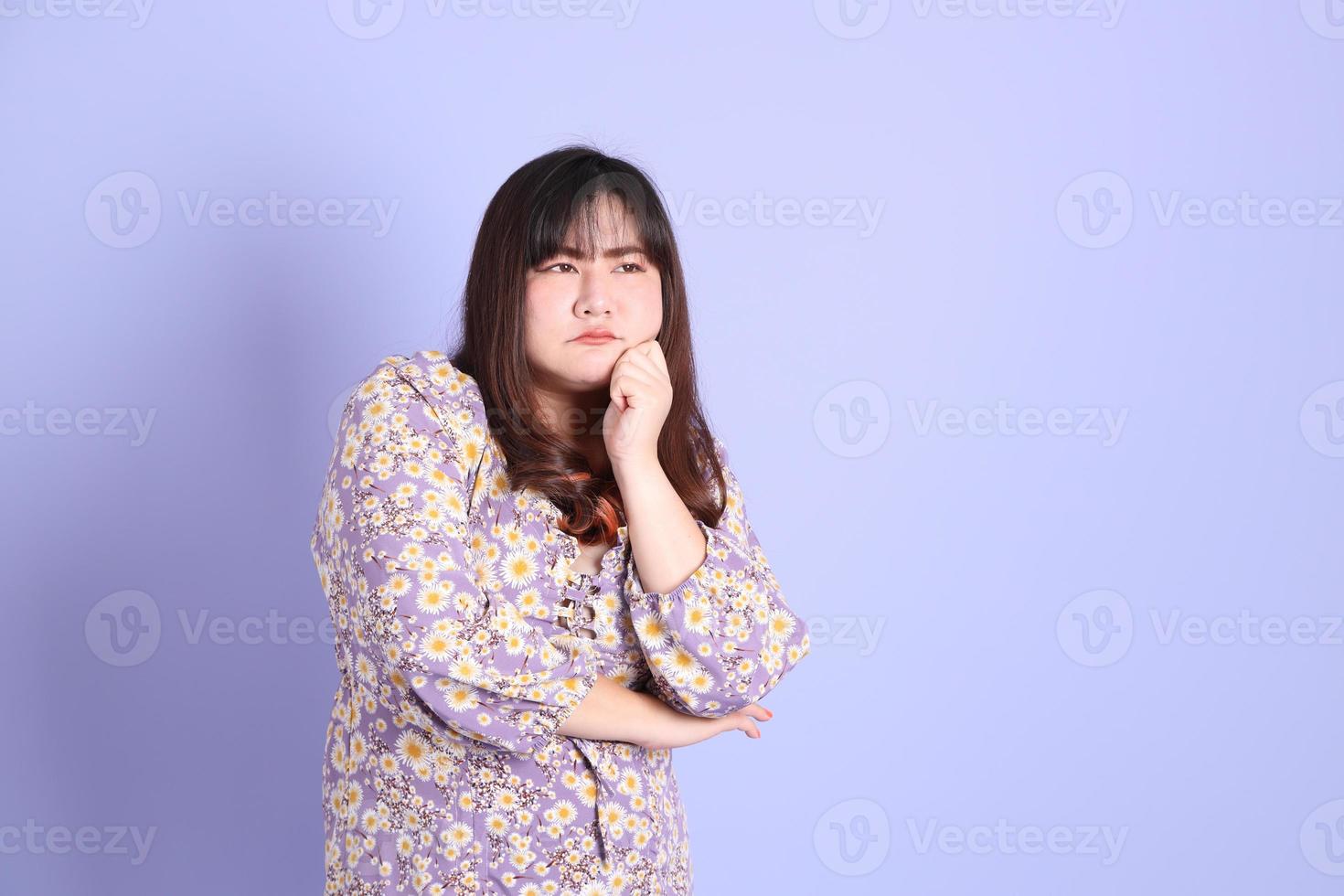 Chubby Asian Woman photo