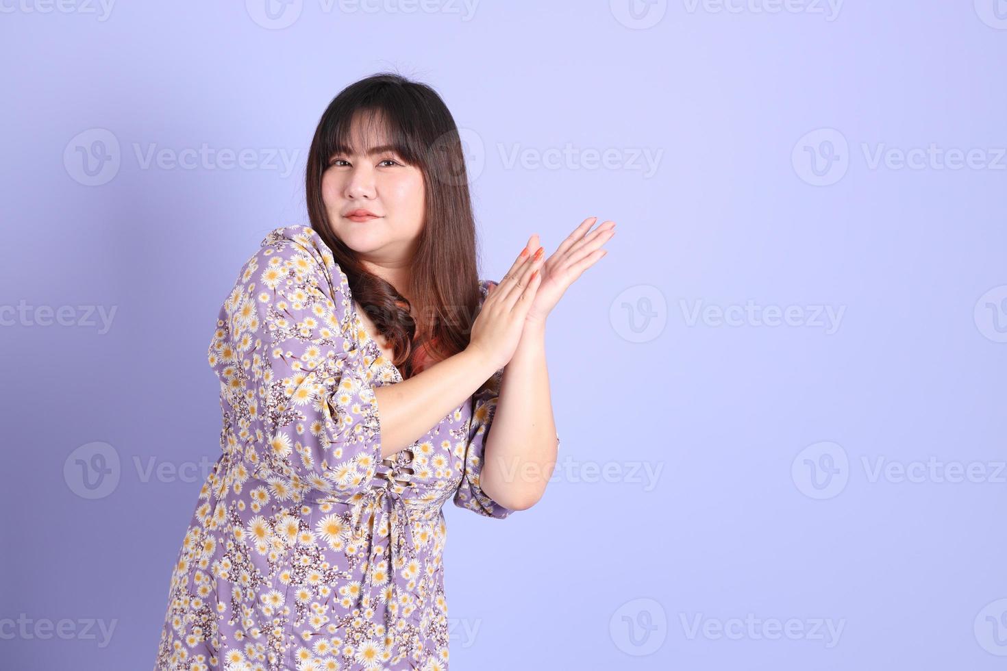 Chubby Asian Woman photo