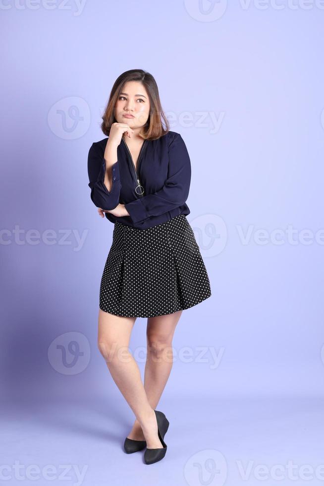Chubby Asian Woman photo