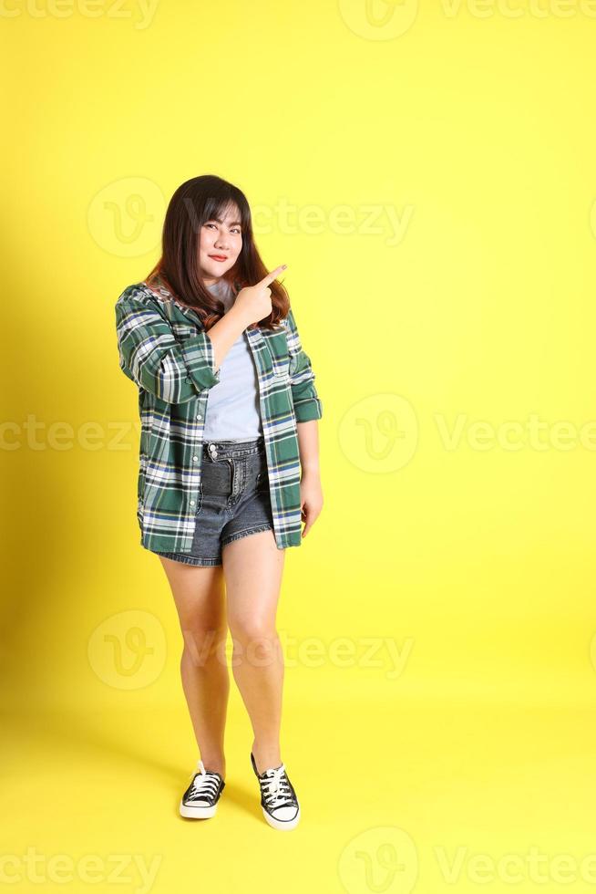 Chubby Asian Woman photo