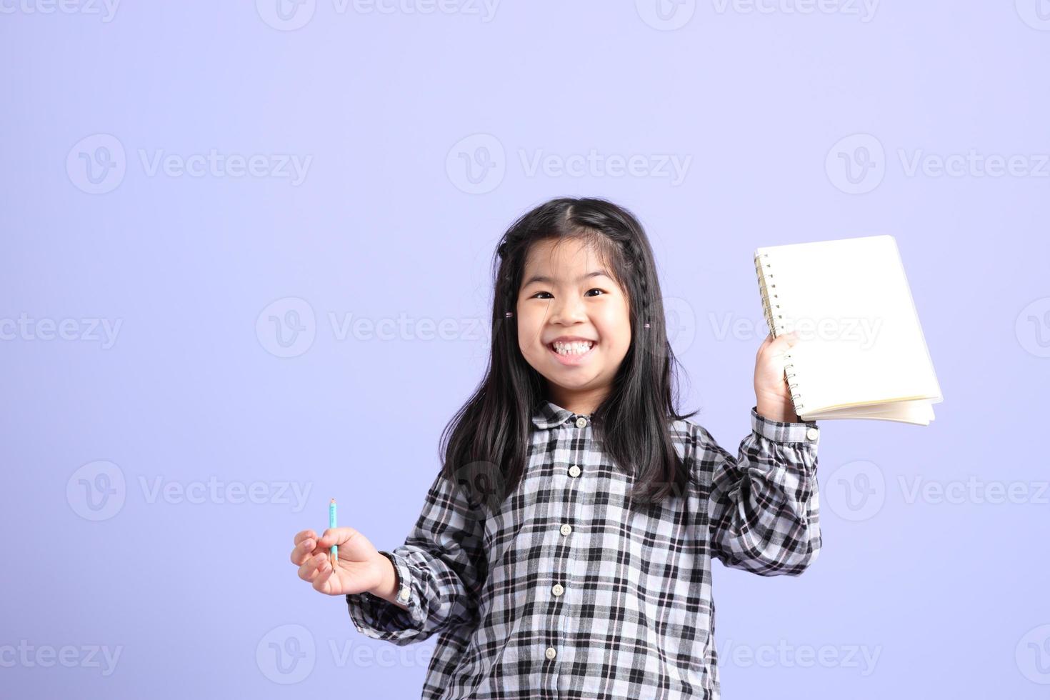 niña feliz foto