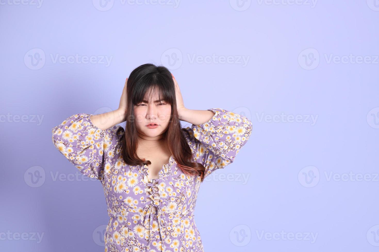 Chubby Asian Woman photo