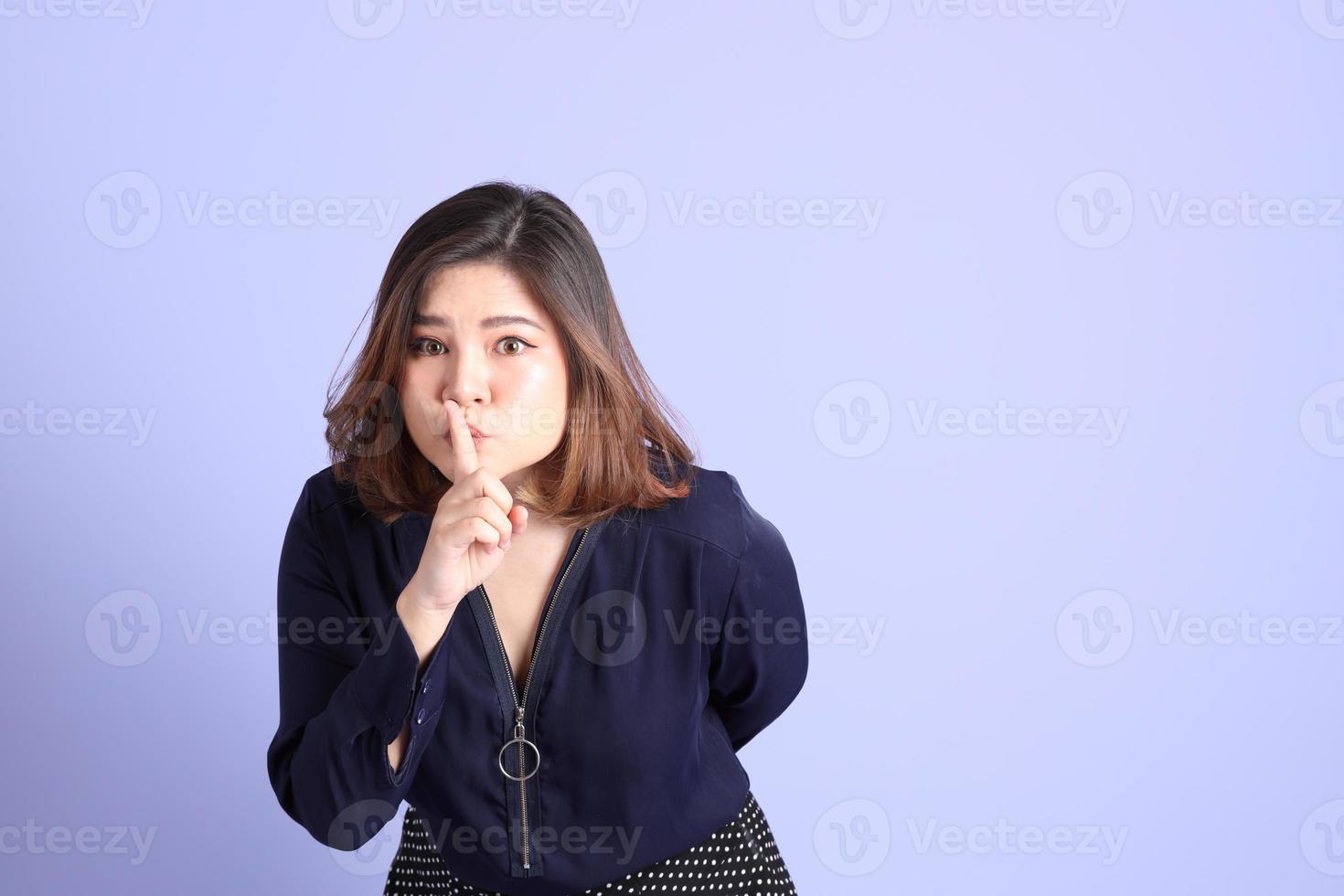 Chubby Asian Woman photo