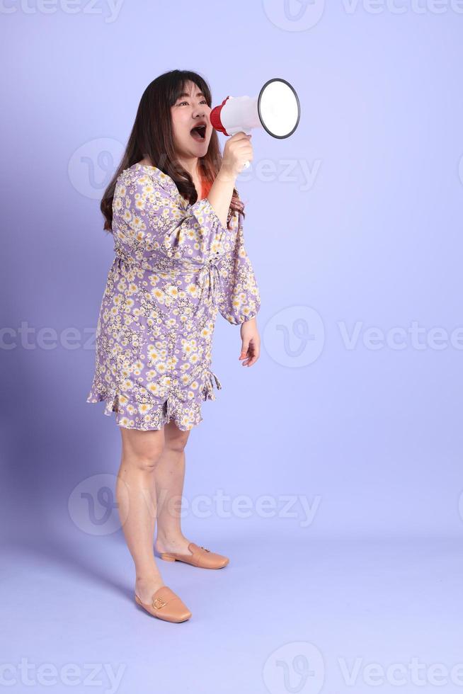 Chubby Asian Woman photo