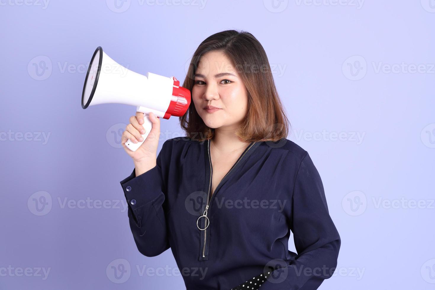 Chubby Asian Woman photo