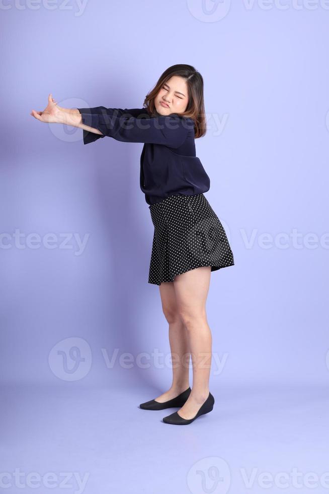 Chubby Asian Woman photo