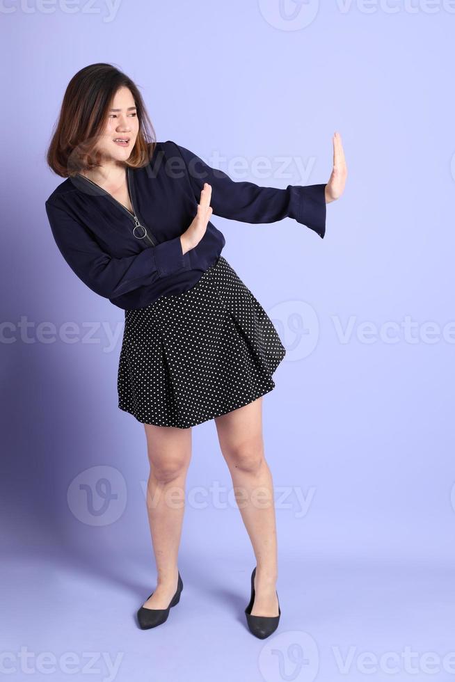 Chubby Asian Woman photo