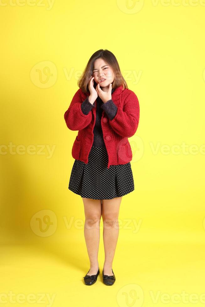 Chubby Asian Woman photo