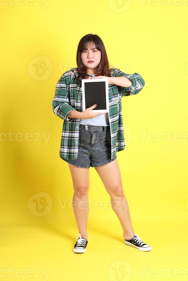 Chubby Asian Woman photo